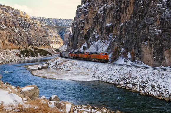 Shoshone Canyon Train