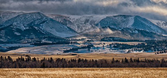 Montana Range Country Winter 2