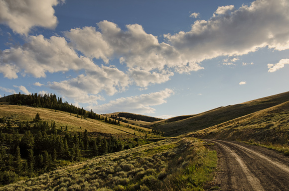 Montana Hills and Road