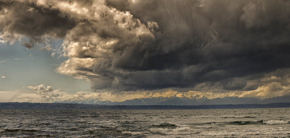 Spring Storm Over the Sound