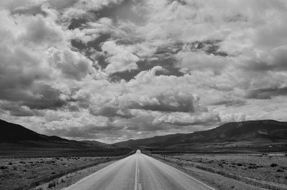 Montana Cloudy Road