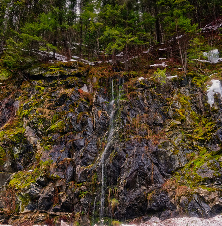 Snowmelt Waterfall