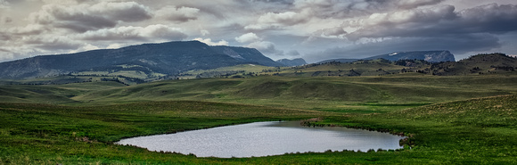 Montana Pond and Hills