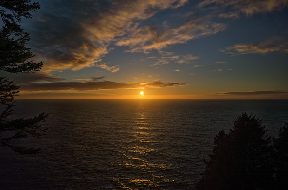 Oregon Coast - Late Fall Sunset