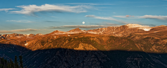 Moon Over Beartooth Pass