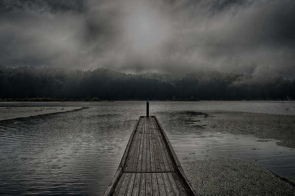 Lake Tahkenitch Cloudy Morning HDR