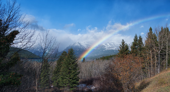 Rainbow Over Lower Two Medicine Lake