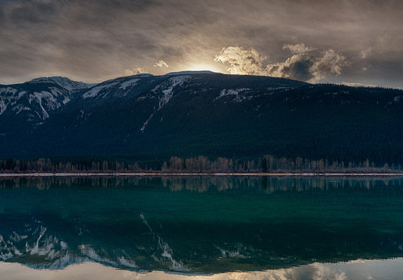 Moose Lake Evening Reflection